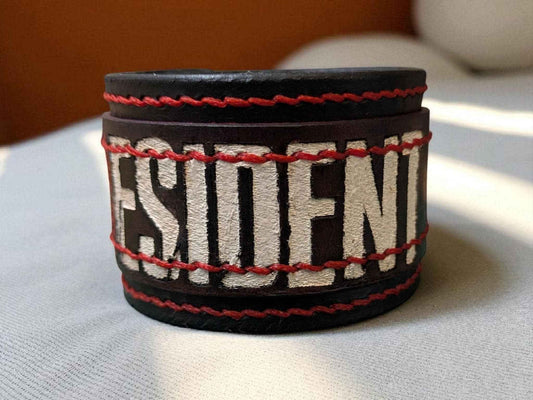 Resident Evil theme Handmade leather Bracelet