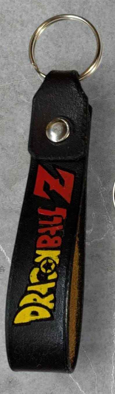 Dragonball Z themed Handmade Leather Keychain