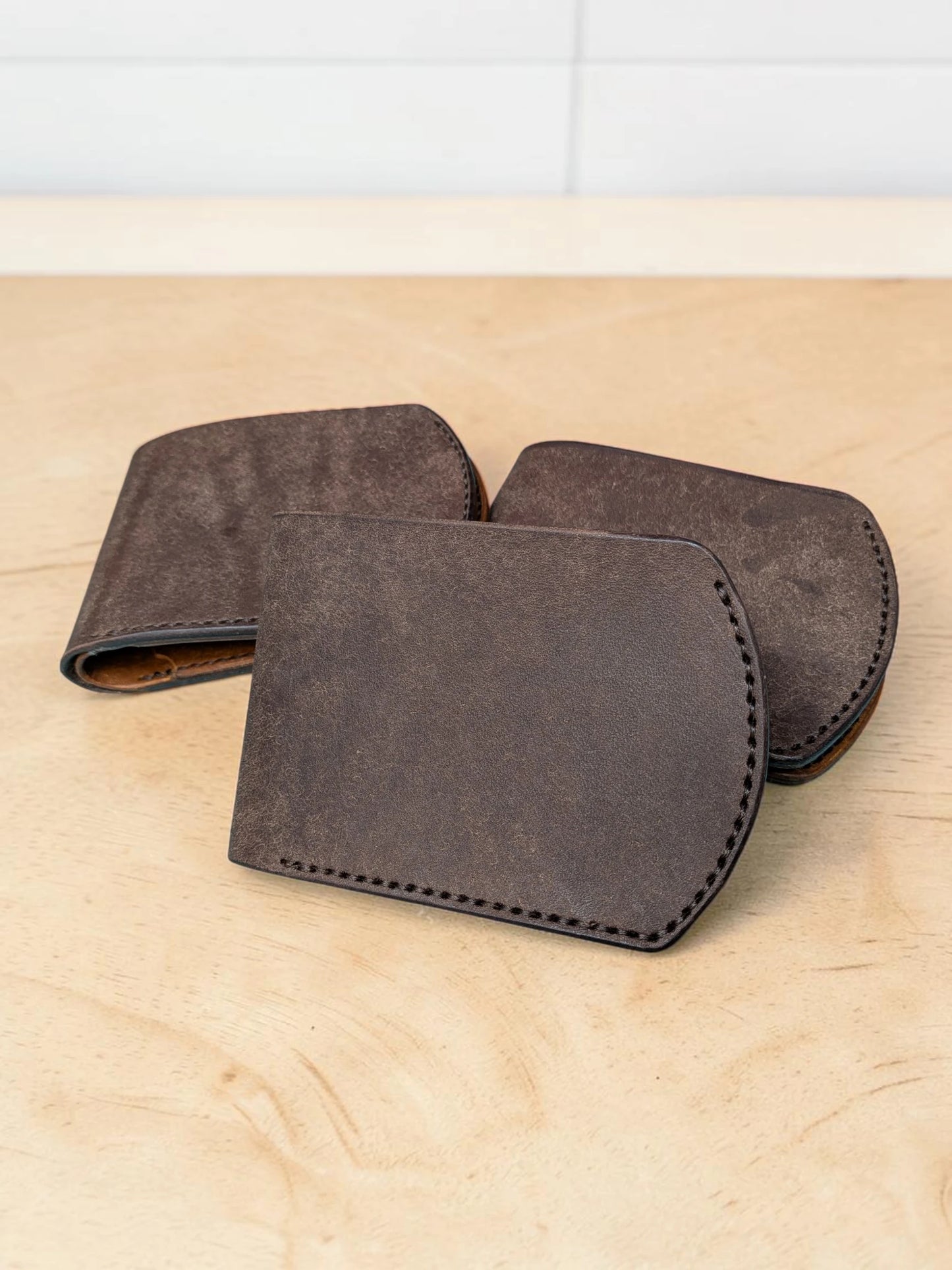 Apollo Badalassi Pueblo Bifold Wallet - Handmade Full Grain Leather Wallet