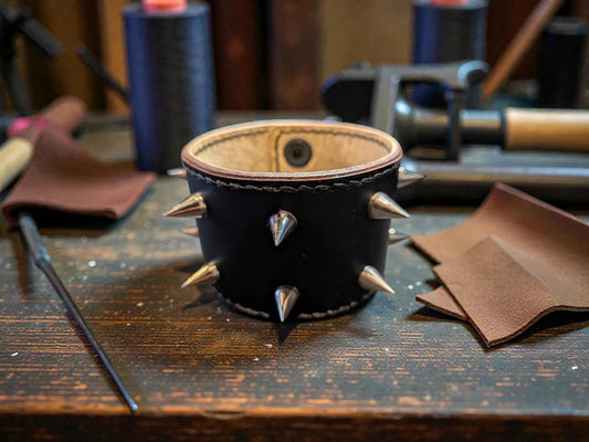 Punk Rock Style Spiked Bracelet (The Alt Cuff Bracelet)