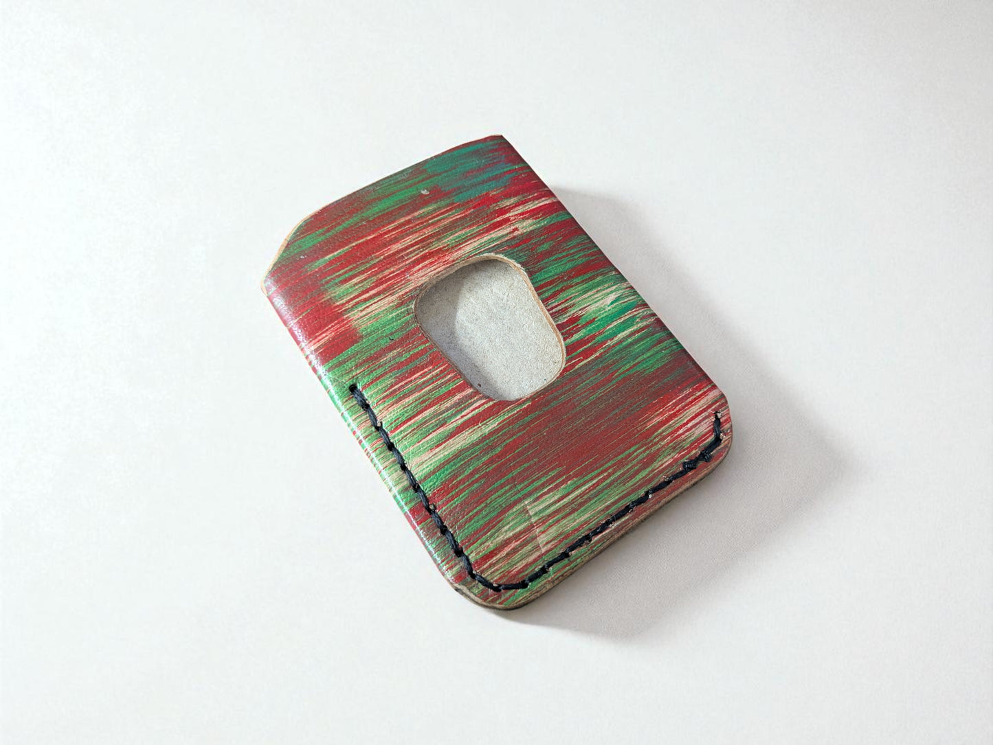 Red and Green Minimalist wallet
