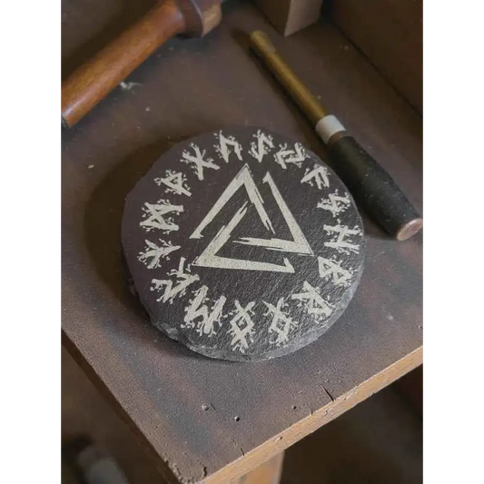 Norse/Viking Rune drinks coasters (100mm Circular)