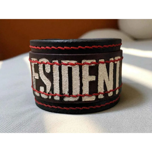 Resident Evil theme Handmade leather Bracelet