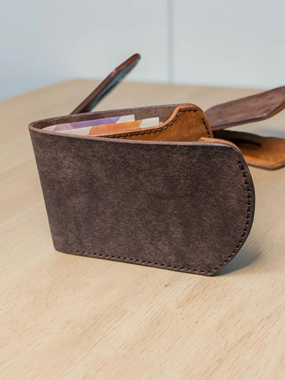 Apollo Badalassi Pueblo Bifold Wallet - Handmade Full Grain Leather Wallet