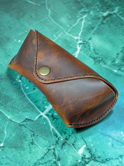 Handmade Badalassi Carlo Wax Leather Sunglasses Case – Aegis