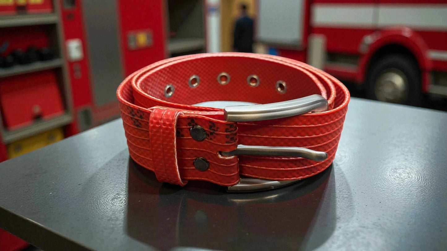 Handmade Fire Hose Belt - Durable and Eco-Friendly Accessory