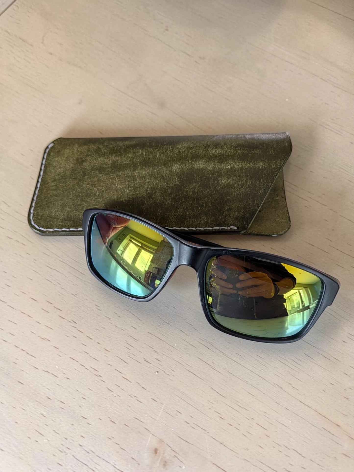Handmade Badalassi Pueblo Leather Sunglasses Sleeve – Full Grain Italian Leather