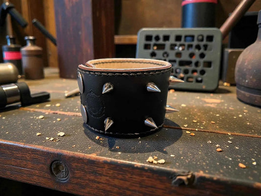 Punk Rock Style Spiked Bracelet (The Alt Cuff Bracelet)
