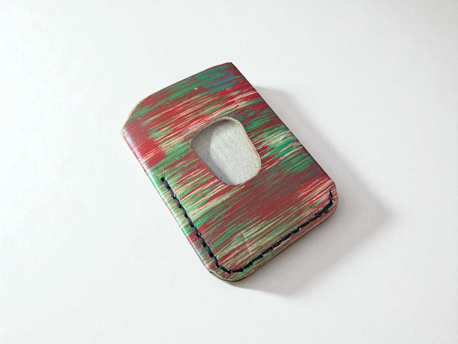 Red and Green Minimalist wallet