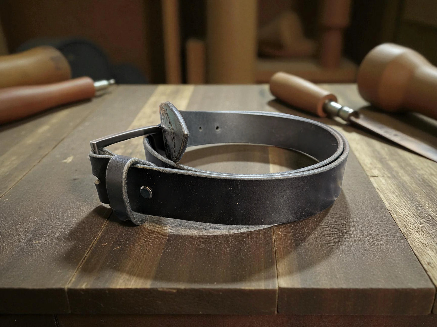 Handmade Full Grain Leather Belt - Premium Quality - 3 Color Choices