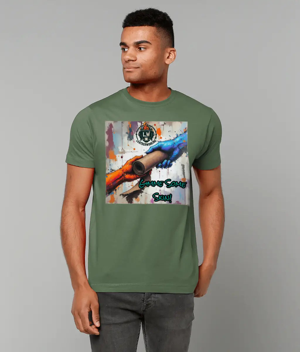 Gildan Heavy Cotton T-Shirt 'Gimme some skin' Design