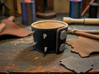 Punk Rock Style Spiked Bracelet (The Alt Cuff Bracelet)